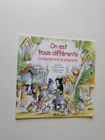 livre enfant - on est tous différents 