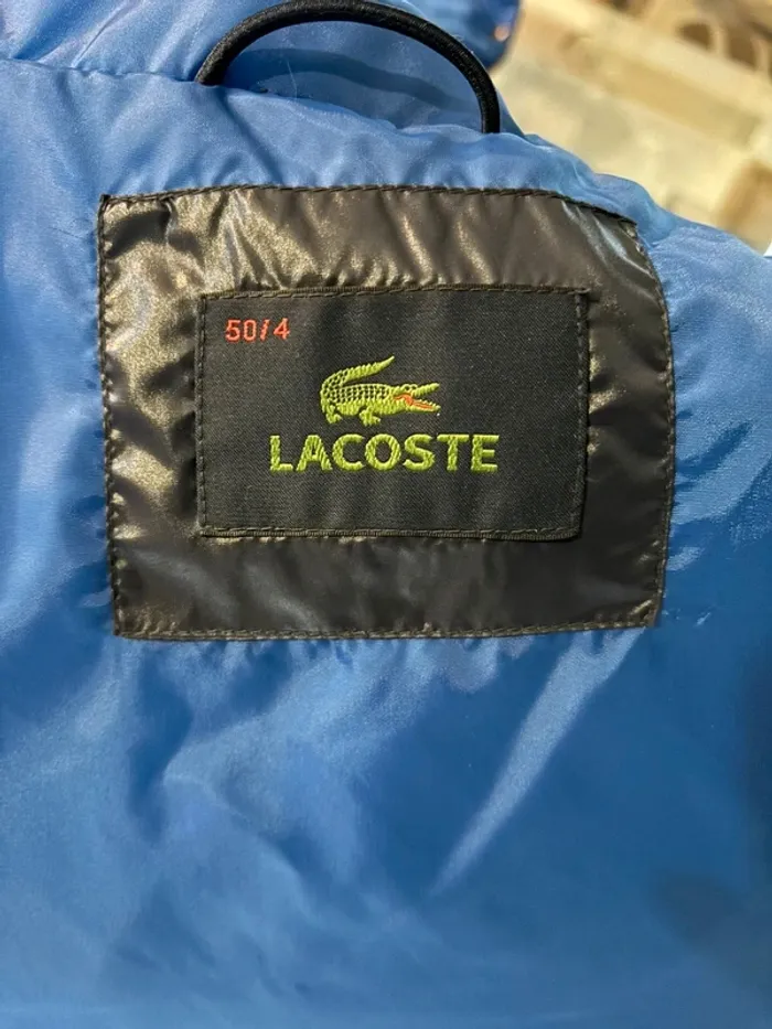 Doudoune Lacoste taille M en duvet et plumes - photo numéro 7