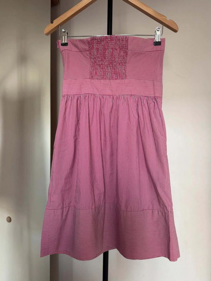 Robe rayée bustier M Zara - photo numéro 2