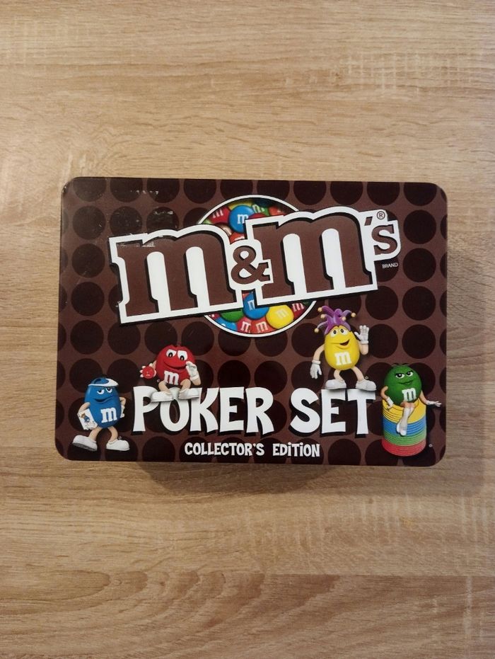 Mallette de poker m&ms'