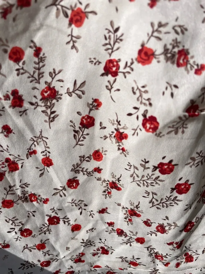 Robe fleurie SHEIN – Col carré, Taille S, fluide - photo numéro 3
