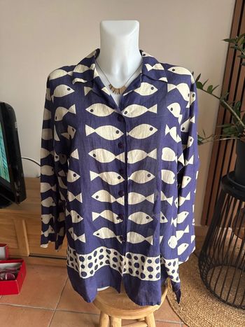 Chemise légère voile de coton
