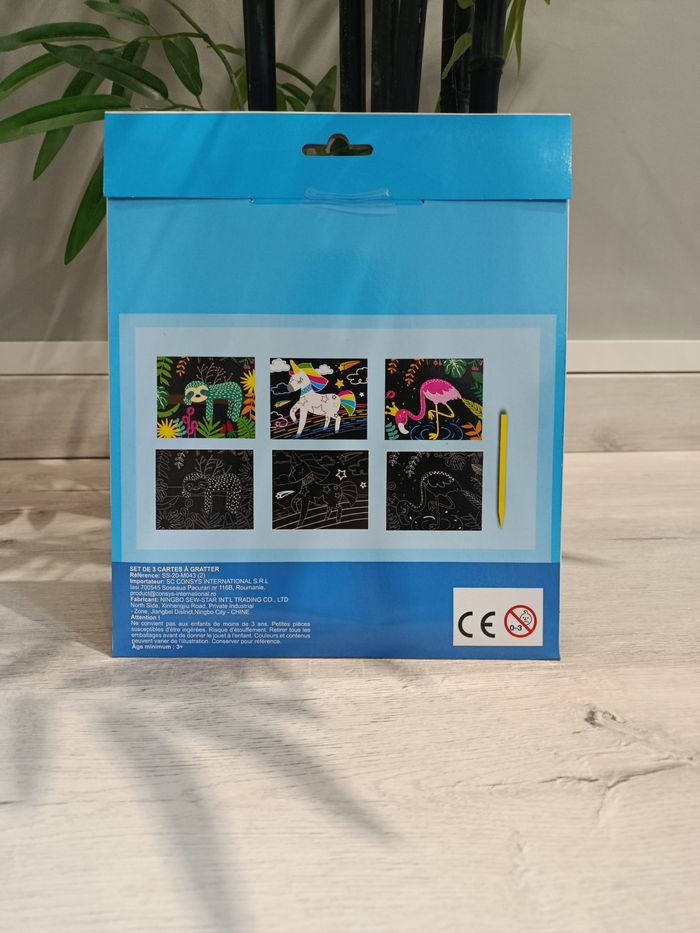 Cartes à gratter animaux - photo numéro 2