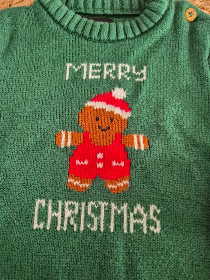 Pull chaud de Noël 9 mois inextenso - photo numéro 2