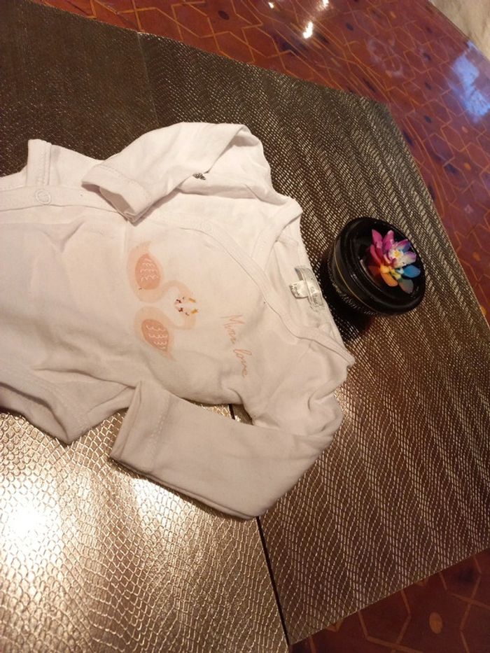 Body coton Naissance ouverture devant - photo numéro 2