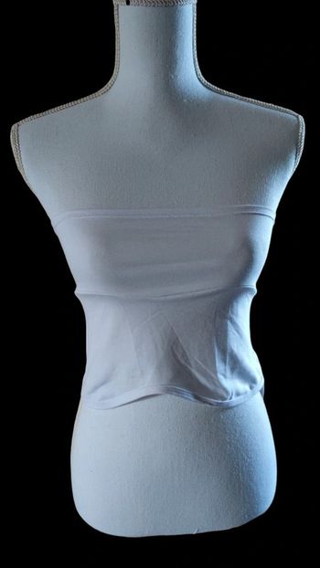 Top court sans manche blanc XS