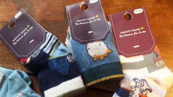 Lot 5 paires de chaussettes neuves Sergent Major 15-18 - photo numéro 3