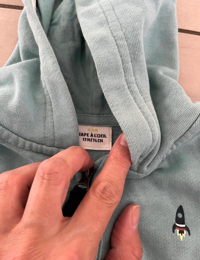 Sweat zippé - photo numéro 2