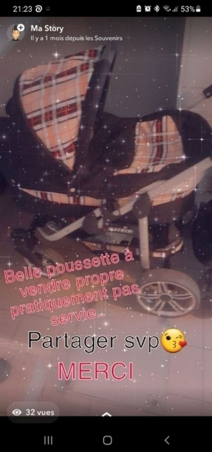 Poussette façon berbeury - photo numéro 2