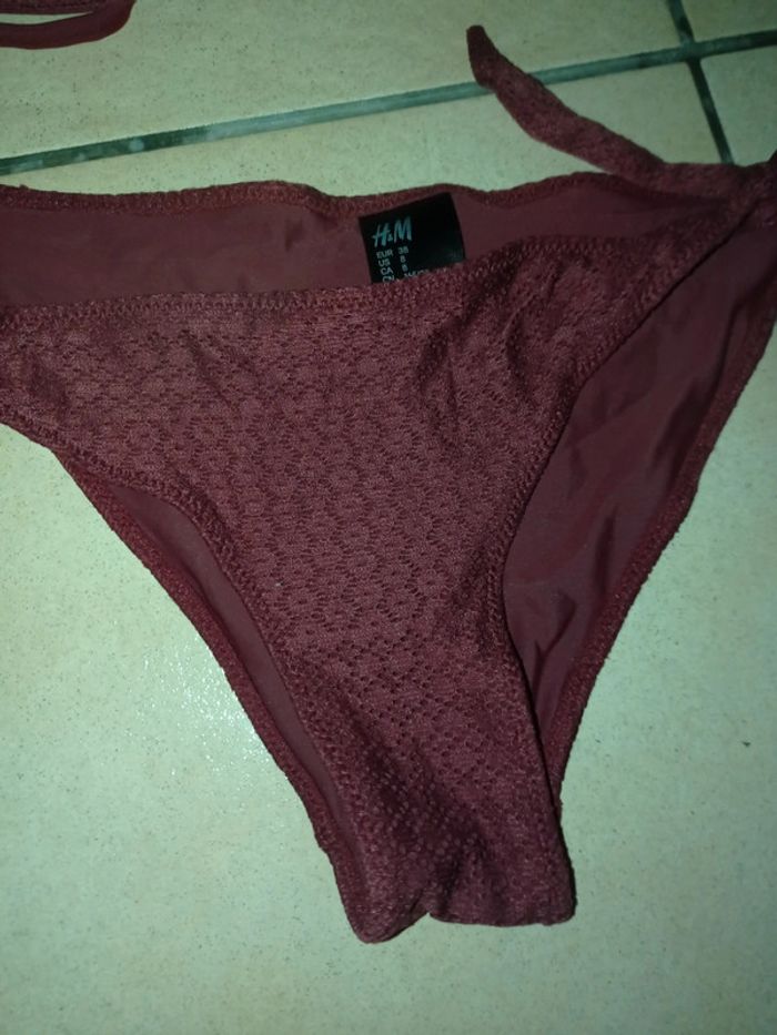 Maillot de bain bordeaux - photo numéro 2