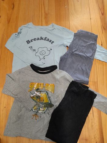Lot 2 pyjamas garçon leger 5 ans