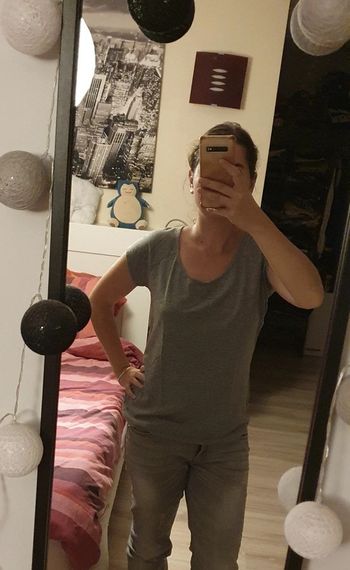 T-shirt gris décathlon S