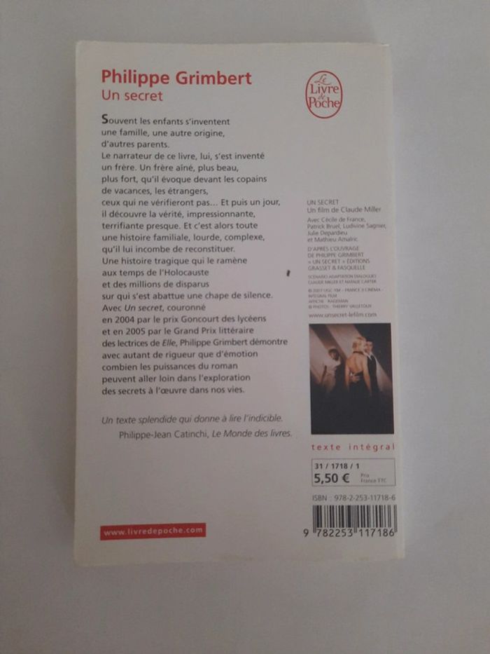 Un secret - Philippe Gimbert - photo numéro 2