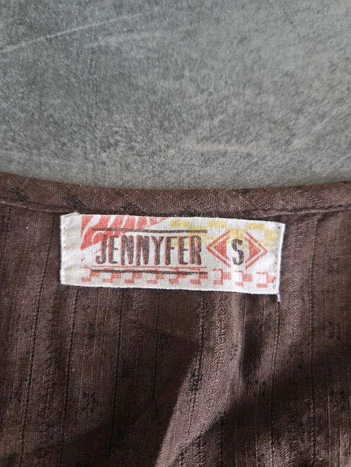 Robe d'été sans manches femme - Taille S / 36 - Jennyfer - Marron - photo numéro 2