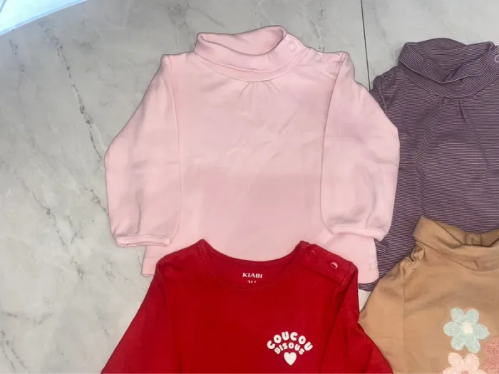 Lot 8 t-shirts manches longues 3mois - photo numéro 6