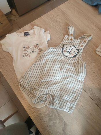 Ensemble body salopette