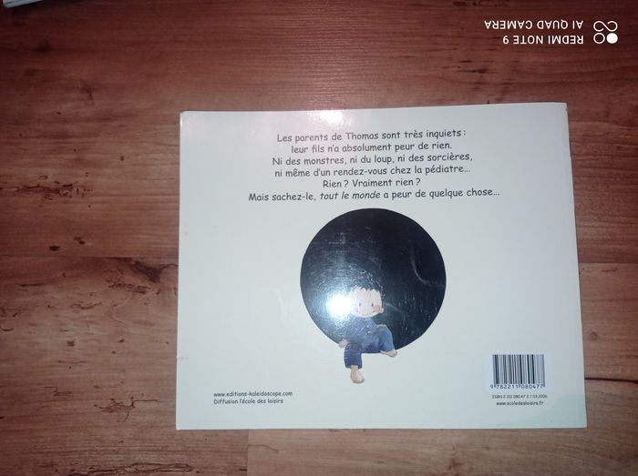 Livre album enfant, Thomas n'a peur de rien, École des loisirs - photo numéro 3