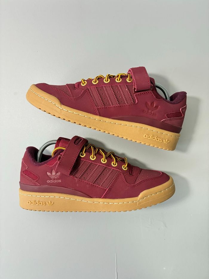 Baskets Adidas forum low femme bordeaux et marron 38 neuves - photo numéro 2