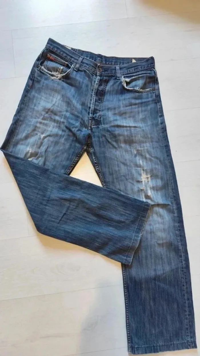 Pantalon droit med rise Bolton T42/44 - Lee Cooper [modèle LC110B] - photo numéro 6