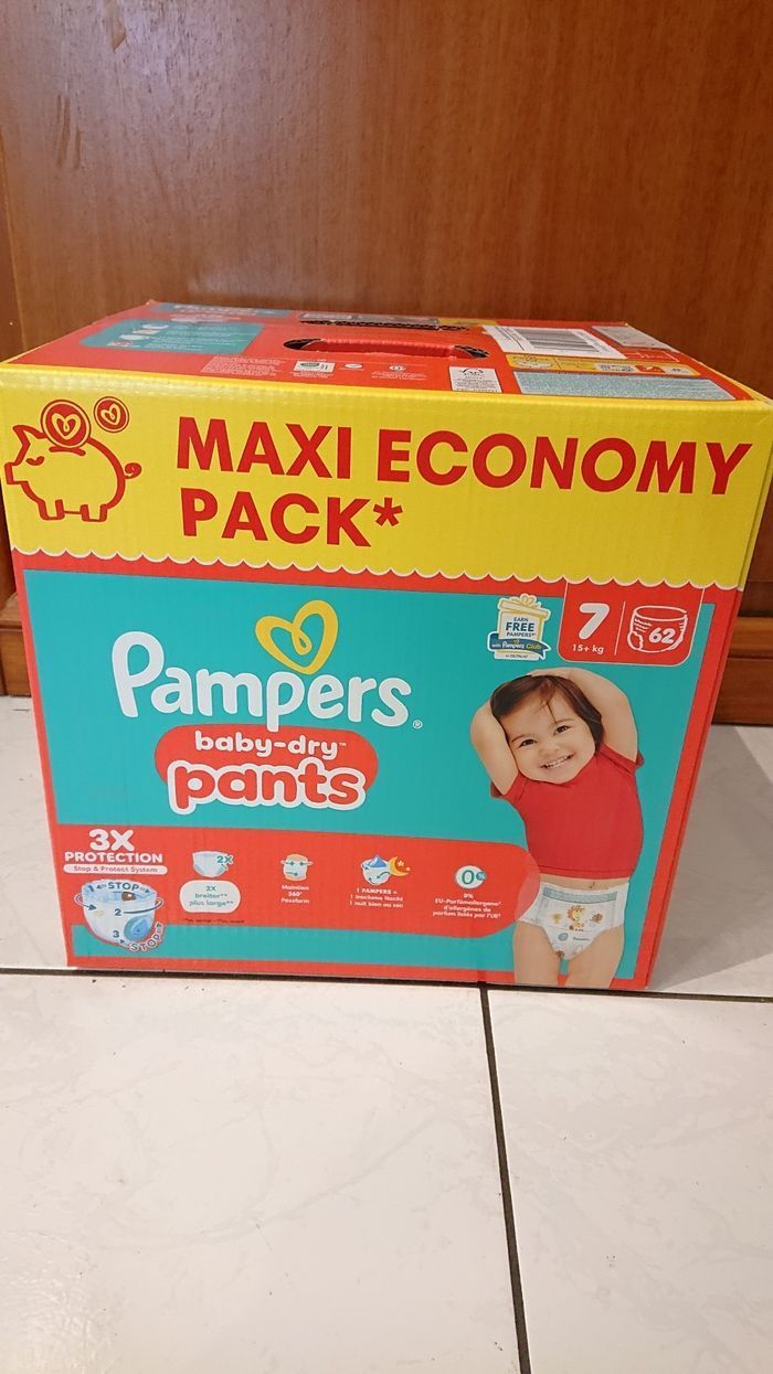couche taille 7 maxi 62 couches