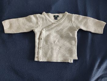 Brassière en coton grise