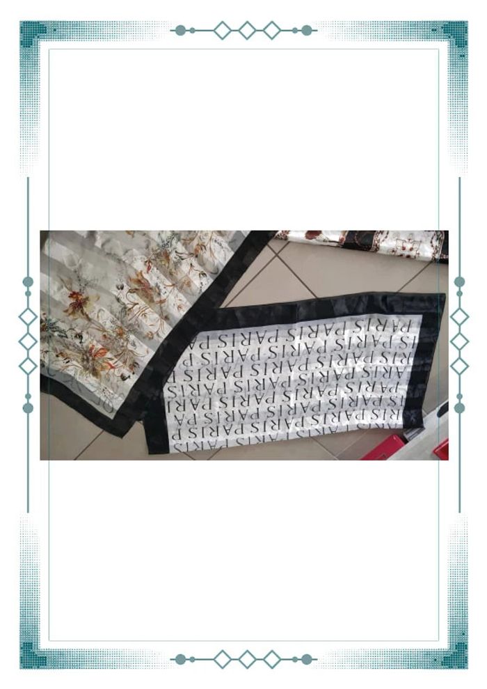 🌸 LOT de 3 foulards - photo numéro 5