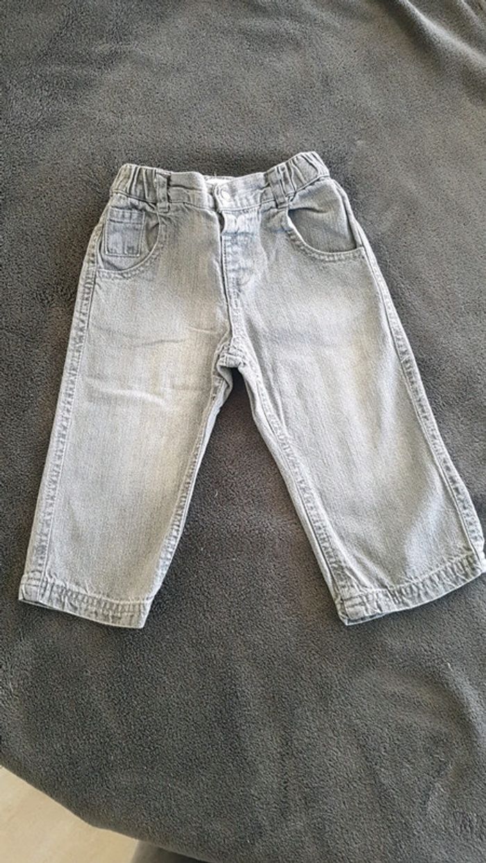 Jeans gris été verbaudet 18 mois
