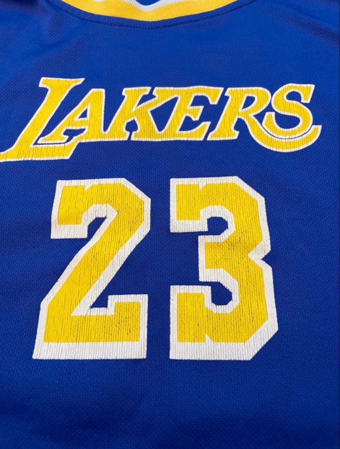 Maillot de basket Lakers - LeBron James #23 - Taille 134 - photo numéro 3
