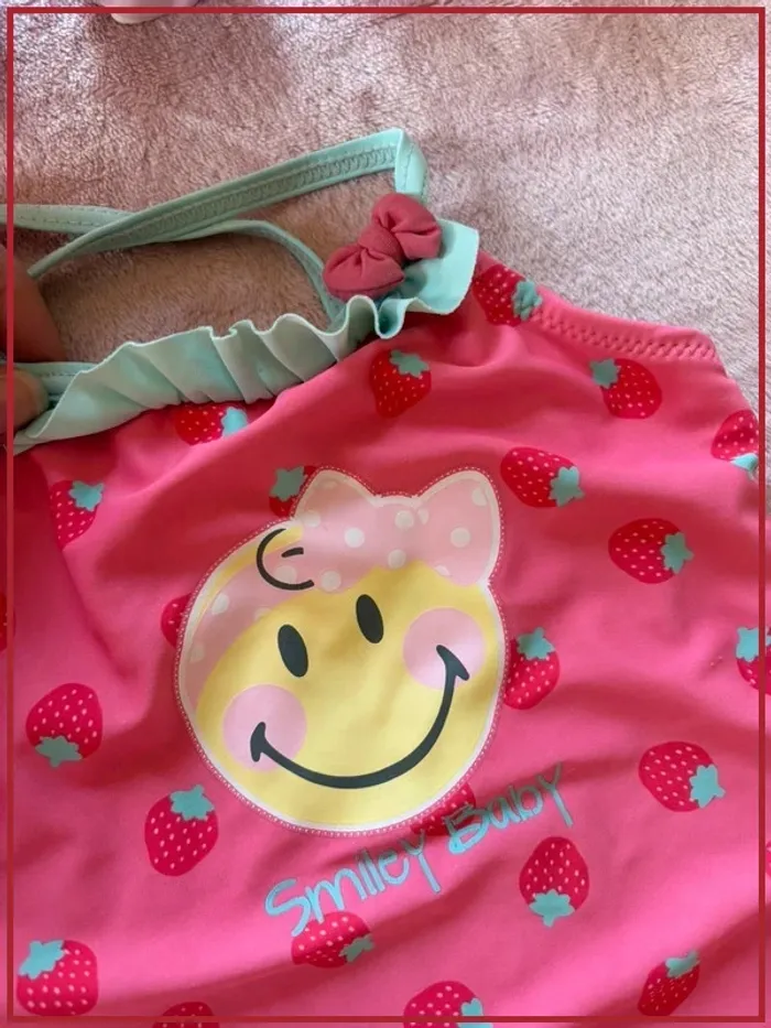 Maillot de bain 1 pièce Smiley Baby - Fraises 🍓 - 23 mois (86 cm) - photo numéro 4