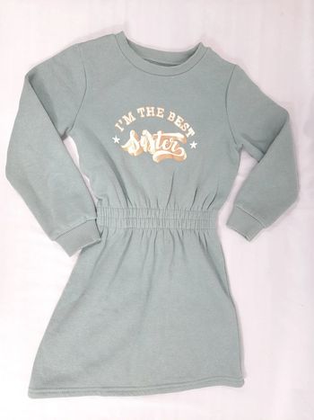 Robe "I am the best sister", kiabi, 6 ans