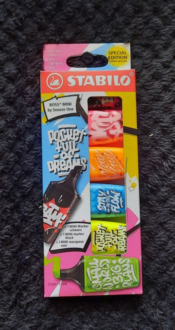 Mini surligneurs stabilo boss