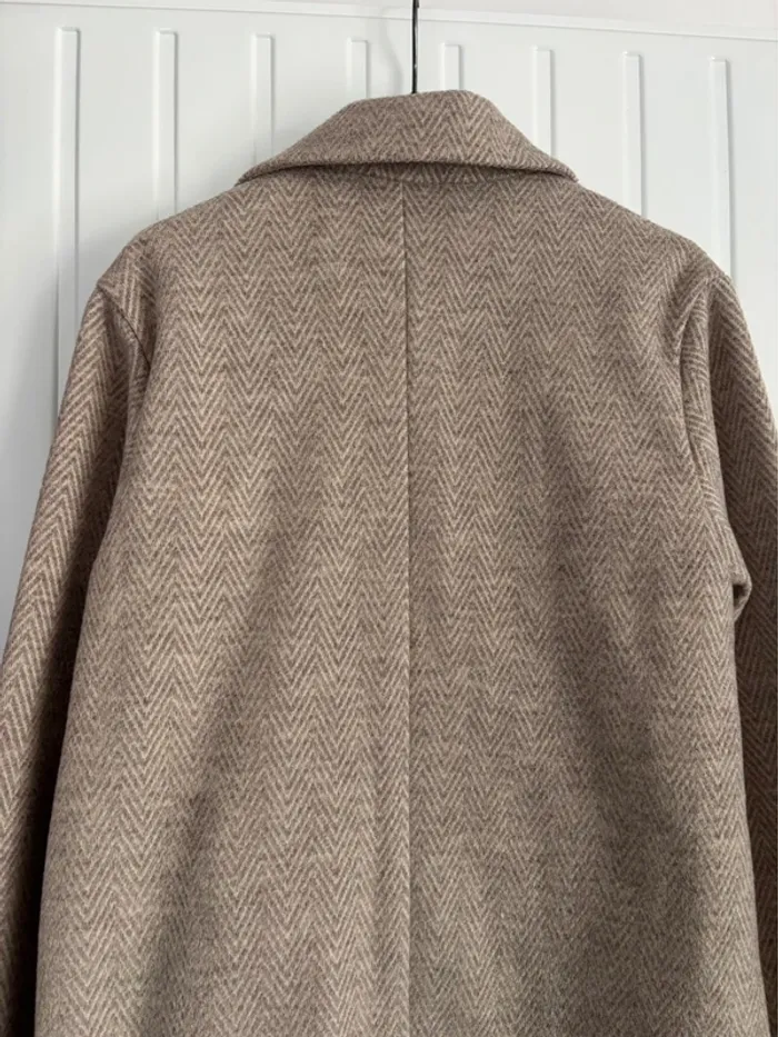 Manteau effet blazer Femme Bershka - photo numéro 7