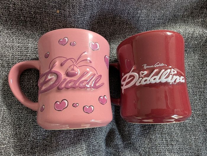 2 tasses diddl reliefs - photo numéro 4