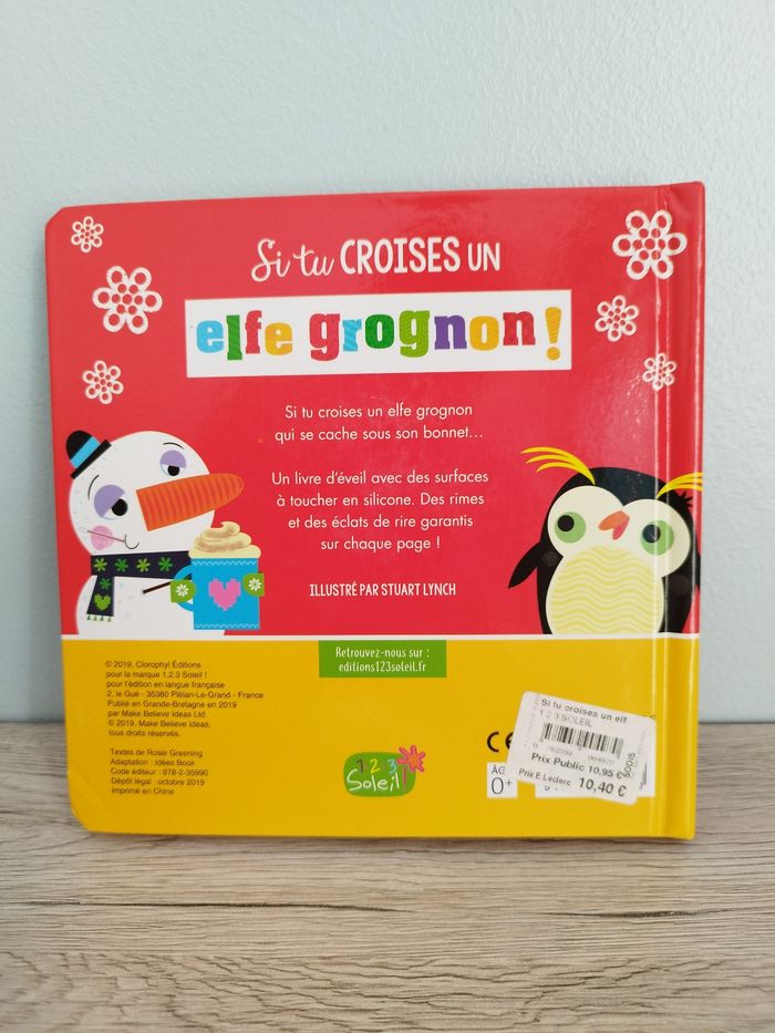 Livre à toucher si tu croises un elfe grognon - photo numéro 2