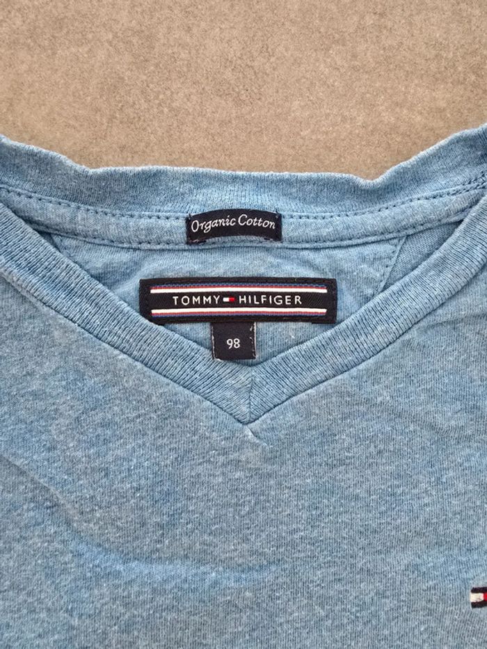 Tee shirt Tommy Hilfiger bleu ciel - photo numéro 2