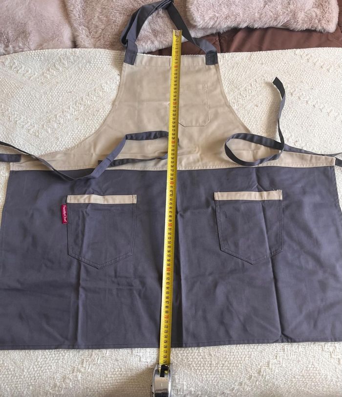 Lot 2 Tabliers Chasubles Gris. Neufs - photo numéro 5