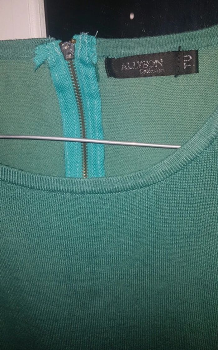 Robe pull manches courtes bouffantes - photo numéro 3