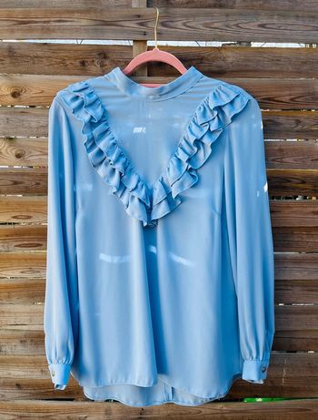 Blouse bleu ciel - Taille 42