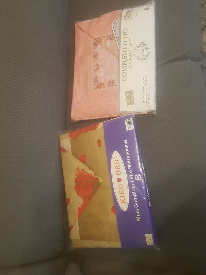 Jolie emsemble de draps grand lit