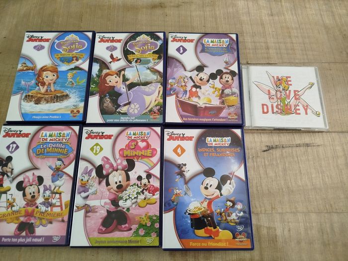 Lot DVD Disney junior