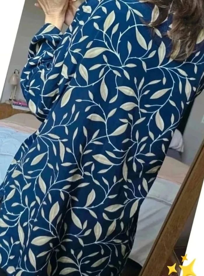 Veste fluide vintage marine legere - photo numéro 3