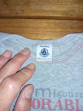 Lot de 2 body T 24 mois