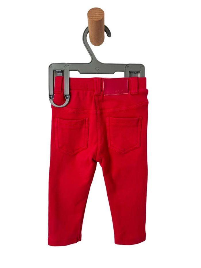 Tregging / legging épais rose fuchsia - DPAM 6 mois (68cm) - photo numéro 4