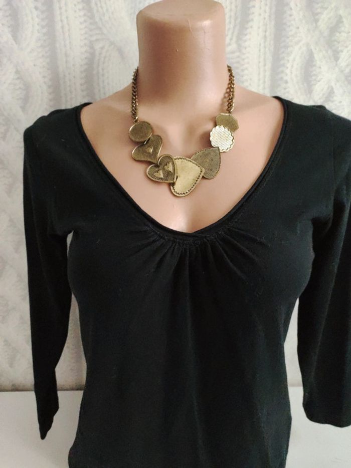 Collier tout métal doré - photo numéro 2