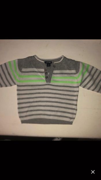 Pull legé 3 mois #3moisgarçon