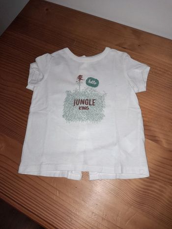 tee shirt 12 mois Kiabi eco conception