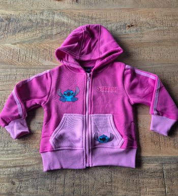 Gilet Zippé Fille Fuschia 2 ans