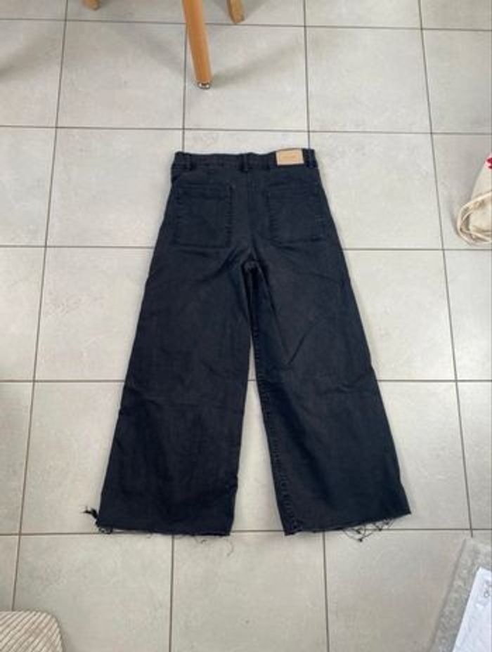 Jean Taille Haute Bershka Wide Leg - photo numéro 2