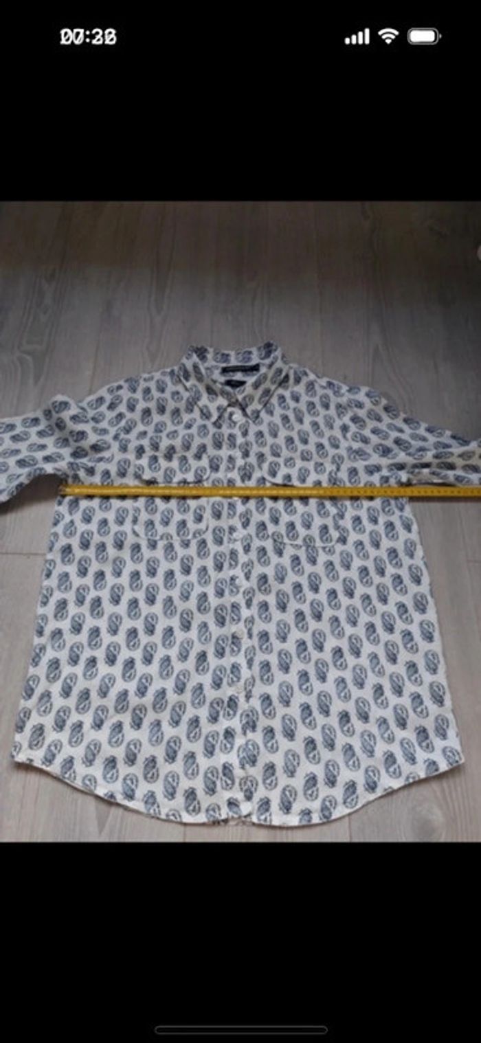 Chemise 100% lin Monoprix taille 36 - photo numéro 4