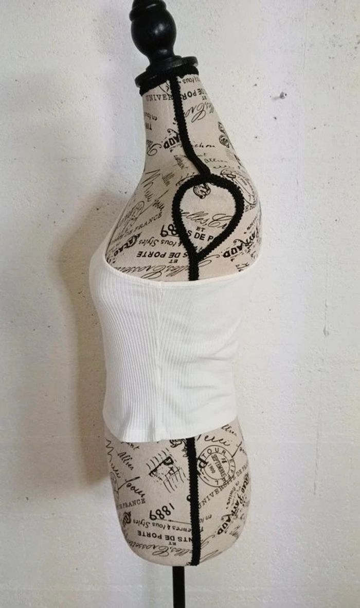 🤍 Petit haut asymétrique Van Der Rock – Taille M – Bon état - photo numéro 2